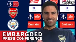 Mikel Arteta - Arsenal v Man City - Embargoed Pre-Match Press Conference - FA Cup Semi-Final