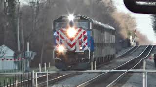 Railfanning the Evening Rush Hour at Glenview, IL. (3/27/2024)