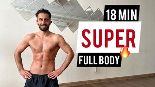 18 MIN SUPER SWEATY INTENSE FULL BODY WORKOUT | full body workout cardio | TABATA HIIT WORKOUT 🔥💦