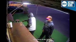 VIDEO: Puerto Rican food truck targeted by two men during armed robbery