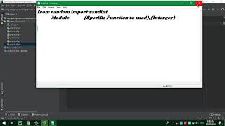 Programming Python 3 Tutorial: Random Randint