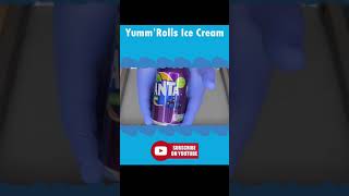 Fanta Cassis Ice Cream Rolls