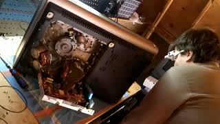 My first time doing the belt change on a Philips N1700 (VCR-LP format machine) (Part 2)