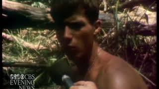 Vietnam War, 1970 - CBS camera rolls as platoon comes under fire