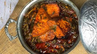 Kashmiri Haakh te Cxaman | Kashmiri Saag aur Paneer | Collard Greens and Cheese | Kashmiri Zaika