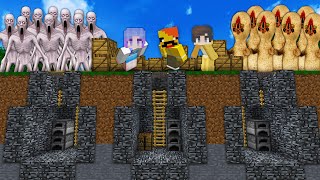 땅속에서 나가면 살 수 있어?! [ 괴물 섬 ] Surviving the Monster Isle in minecraft