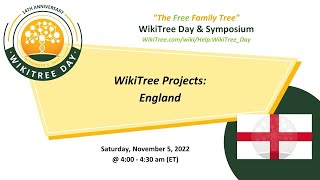 WikiTree Day: The England Project