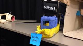 Rube Goldberg made of stationery - Notice Nauru