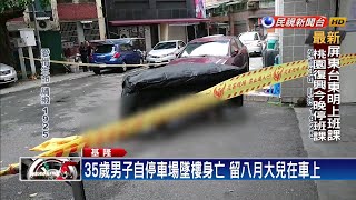 35歲男子自停車場墜樓身亡 留八月大兒在車上－民視新聞