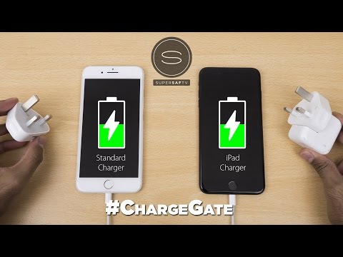 iPhone 7 Plus Battery Charging Test (vs iPad Charger) - ChargeGate iPhone 7 Plus Battery Charging Test (vs iPad Charger) - ChargeGate