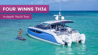 Four Winns TH36 Power Catamaran Walkthrough | The Ultimate Day Boat