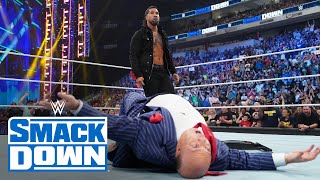 Jey Uso attacks Paul Heyman and Solo Sikoa: SmackDown Highlights, July 14, 2023