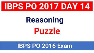 Reasoning Puzzle Question asked in IBPS PO 2016 Mains ( memory based) for IBPS PO | IBPS RRB PO