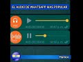 EL AUDIO DE WHATSAPP MAS POPULAR EN ARGENTINA