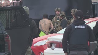 Wanted man arrested after hours-long standoff with Arnold police