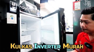 BARU...!!! Kulkas 2 Pintu Inverter, Mewah, Murah, Freezer Besar 🏅 By @aquaelektronik || Review