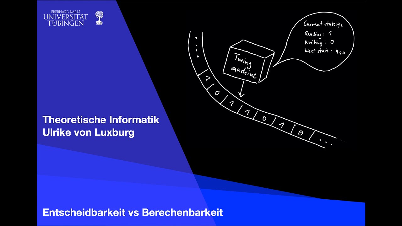 (13) Entscheidbarkeit Vs Berechenbarkeit - YouTube