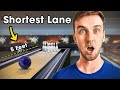 I Created the SHORTEST Bowling Lane Ever!