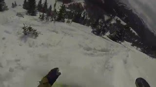 Sunshine Village- South Side Chutes ( 2/1/2016)