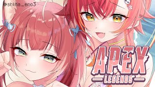 【APEX】ランドマーク決まりました！かるびとCPTでV最チーム練習！【ぶいすぽ / 猫汰つな】