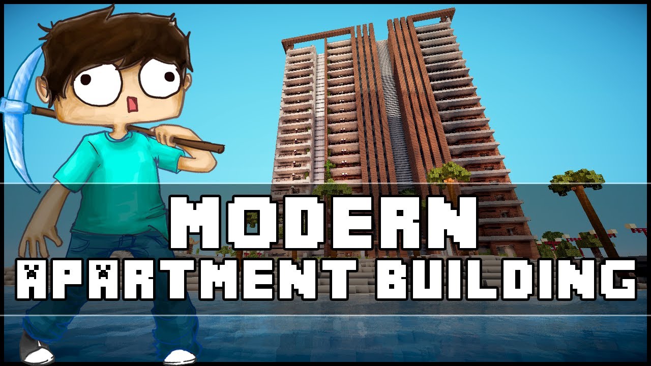 Minecraft Modern Apartment Building Youtube