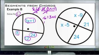 Segments from Chords: Examples (Basic Geometry Concepts)