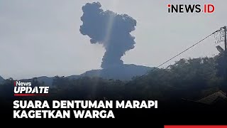 Detik-Detik Gunung Marapi Erupsi, Lontarkan Abu Vulkanik Capai 1.000 Meter - iNews Update