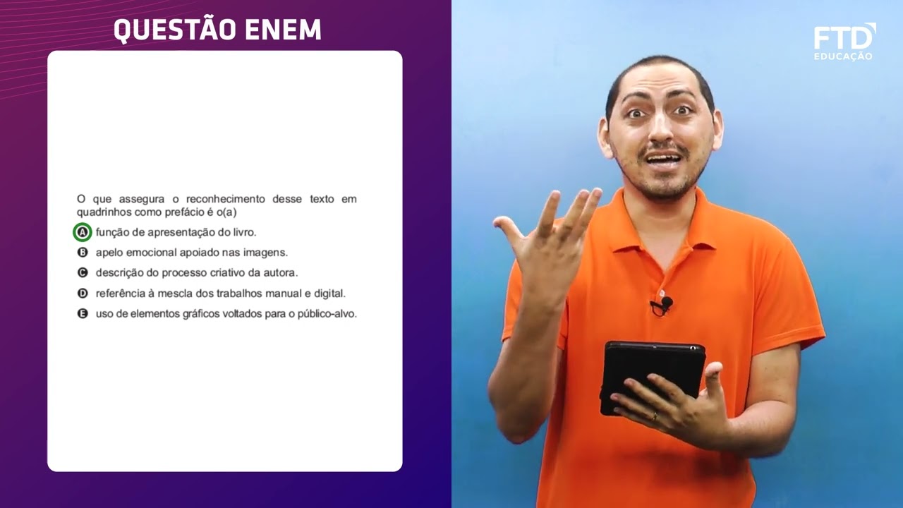 FTD Resolve – Enem 2021 | Linguagens – Questão 033 (prova Azul) - YouTube