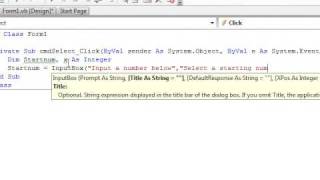 Loops In Visual Basic 2008/2005