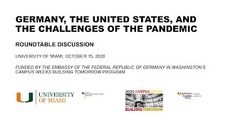 Germany, the United States, and the Challenges of the Pandemic Roundtable