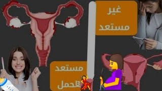 علامات 🍼لو ظهرت عليكي 💃تاكدى منه استعداد 🚶الرحم للحمل🤰