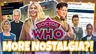 even MORE nostalgia for DOCTOR WHO's future...?!