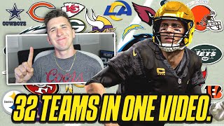 WINNING A GAME WITH ALL 32 NFL TEAMS IN ONE VIDEO