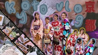 eng sub) vlog. walking around kyoto with kimonos ! our mini kyoto trip🌼