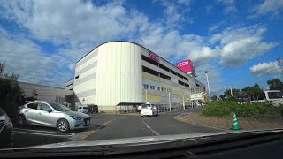 ［4K］【イオン 倉敷店】の立体駐車場に入りました。I entered the multi-storey car park of AEON Kurashiki store.