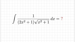 [高数121] 三角代换求不定积分 | 思路直接且清晰 | 根号下(x^2+1) 考虑用 tant 代换 x.