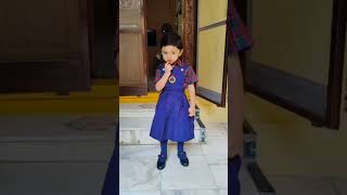 ఎంత Cute ఉంది School Uniform లో|Happy Daughter's Day