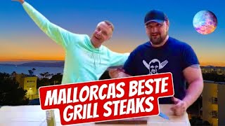 WIR GRILLEN IBERICO STEAKS  🥩🔥 auf einer FARM auf MALLORCA -- Klaus Grillt feat. ALAB