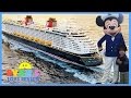 Family Fun Trip Disney Cruise Fantasy 2016 Day 1 Mickey Mouse  Disney Toys for Kids Ryan ToysReview