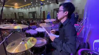 Tuhan Selalu Menolongku - Gok Malau (drumcam)