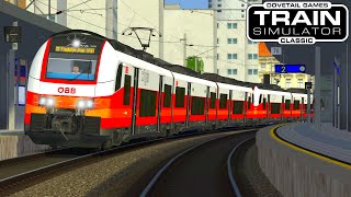 ÖBB S7 (Zug Nr. 27165) nach Flughafen Wien (VIE) / ÖBB Cityjet 4746 / Train Simulator Classic