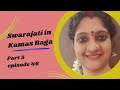 Music tutorial episode 46 Swarajathi in Kamas raga part 5