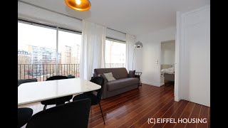 Rue Erlanger - Paris 16 - 37 sqm + 15 sqm balcony - 1BR - furnished