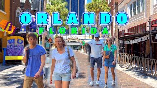 Orlando Downtown Morning Walk, Florida USA 4K - UHD