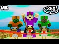 360° VR - CHICKEN RACE (Minecraft Animation)