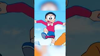 Nobita has a very hard shield.#doraemon         #shorts          #anime