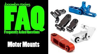 [Boomba FAQ] Motor Mounts/Torque Dampers Explained