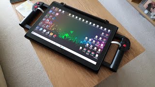 MK-VXR to sony PS5 portable concept - (razer blade pro 4k 17 inch  gamepad tablet)