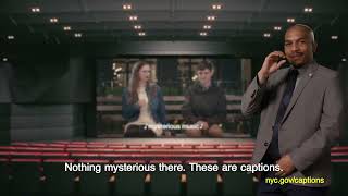 Official NYC PSA about Open Captions at Movie Theaters