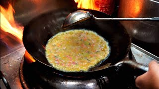 Old Style Ramen Shop’s Fried Rice \u0026 Crab Omelet on Rice(“TENSHINHAN”) - Japanese street food